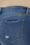 KanCan Curvy High Rise Button Down Skinny Shorts - KC8583M-P