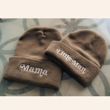 Matching Knit Hats- Little Man- Tan: Youth Size