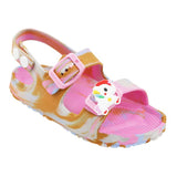 Girl's Marble Double Strap Sandal