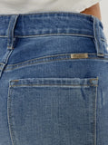 KanCan Button-Up Medium Wash Denim Shorts - KC7158M