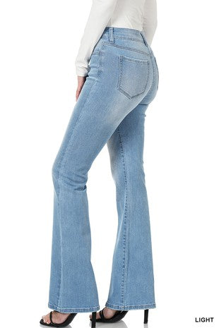 Zenana Mid-Rise Boot Cut Denim Jeans