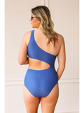 Camilla One Piece with Cutouts - Blue