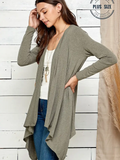 Curvy Soft Drape Cardigan
