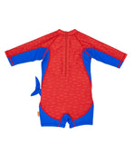 Baby/Toddler One Piece Shark Surf Suit - Red