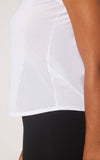 Women's Laser Cut Active Tank Top - White