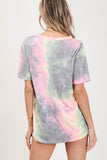 Tie Dye Choker Neck Top