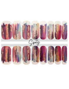 Graffiti Stripe Nail Wrap