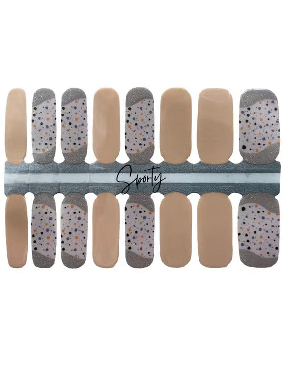 Trendy Terrazzo Nail Wrap