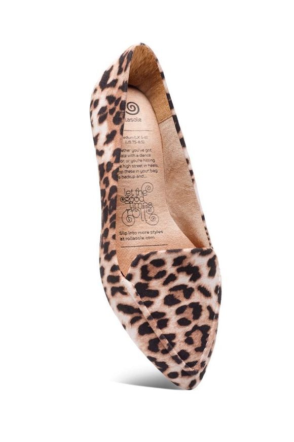 Rollasole Into the Wild Leopard Loafer