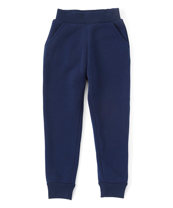 Kids Navy Fleece Jogger Sweatpants