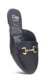 Rollasole Chain Reaction Black Mules