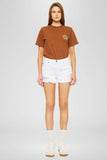 KanCan High Rise White Denim Shorts - KC6216NWT