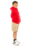 Kid's Red Hooded Sweatshirt