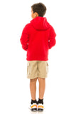 Kid's Red Hooded Sweatshirt