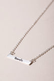 Layered TRAVELER Chain Necklace - Silver