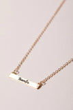 Layered TRAVELER Chain Necklace - Gold