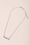 Layered TRAVELER Chain Necklace - Silver