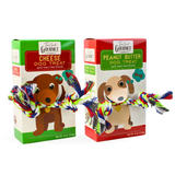 Dog Gift Set – Treats with Rope Toy