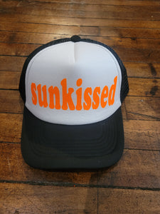 "Sunkissed" Black Trucker Hat