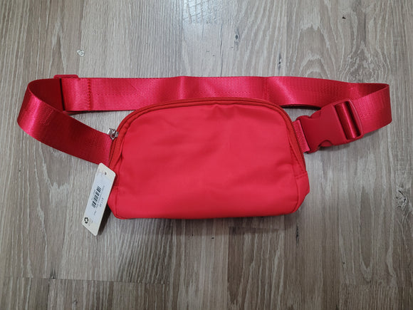 Solid Crossbody Bag - Red