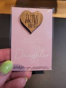 "Daughter" Little Pocket Hug - Wish Strings