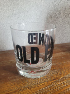 Old Fashioned Rocks Glass - Black 11 oz