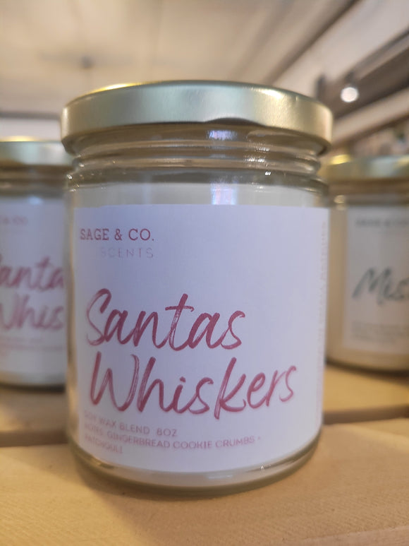 Christmas Jar Candles | Santa's Whiskers