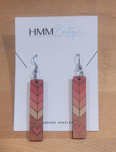 Valentine's Retro Arrow Earrings