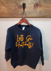 Youth "Let's Go Hatchets" Crewneck