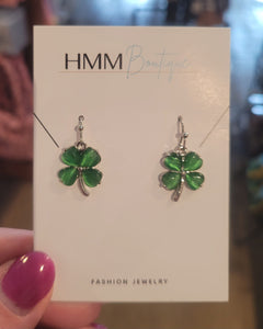 Shamrock Pendant Earrings