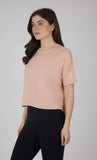 2 Pack Super Soft Short Sleeve U-neck T Shirts - Canyon Clay/White