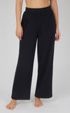 Women's Lux Daily Trouser Pleated Pants - Black