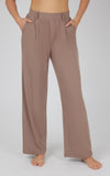 Women's Lux Daily Trouser Pleated Pants - Taupe