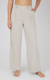 Women's Lux Daily Trouser Pleated Pants - Light Khaki