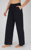 Women's Lux Daily Trouser Pleated Pants - Black