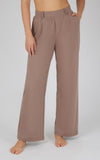 Women's Lux Daily Trouser Pleated Pants - Taupe