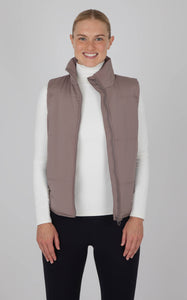 Women's Recycle Below Zero Puffer Vest - Mocha
