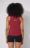 Women's Laser Cut Active Tank Top - Red
