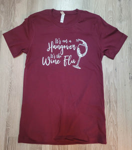 "Wine Flu" Graphic Tee