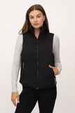 Women's Recycle Below Zero Puffer Vest - Black