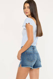 KanCan High Rise Dark Denim Shorts - KC9212D