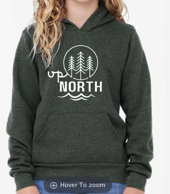 Wisconsin Up North Hoodie - Youth