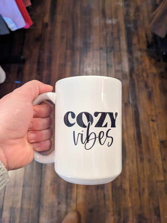 Cozy Vibes Graphic Mug