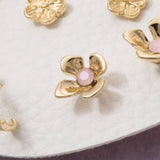 Ten Pair Assorted Flower Stud Earrings Set