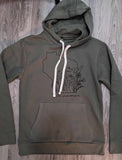 Wild Wisconsin Olive Green Hoodie