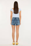 KanCan High Rise Dark Denim Shorts - KC9212D