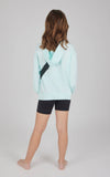 Girls Pullover Hoodie, Bike Short, Fanny Bag - 3 pcs Set