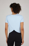 Women's Super Soft Short Sleeve Tee w Tulip Back: Windsurfer