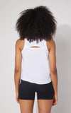 Women's Laser Cut Active Tank Top - White