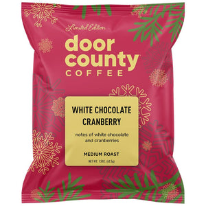White Chocolate Cranberry Holiday Coffee, 1.5oz
